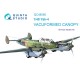 1/48 WWII Yakovlev Yak-4 Vacuformed Clear Canopy for Mars Models