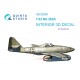 1/32 Me 262A 3D-Printed & Coloured Interior on Decal Paper for Revell kits