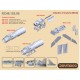 1/48 MiG-29 Detail set: Engine RD-33, Radar with Cowlings, Electronics, Covers, Tail