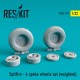 1/32 Spitfire 4 Spoke Wheels (weighted) for Hasegawa/HobbyBoss/Revell/Tamiya kits