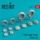 1/48 North American F-100 (A) Super Sabre Wheels set for Trumpeter kits