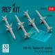 1/48 AIM-7E2 Sparrow III Missiles (4pcs) for F-4, F-15, F-16, F-14