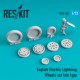 1/72 EE Lightning Wheels set Late Type for Trumpeter/Airfix kits