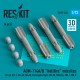 1/72 AGM-114A/B Hellfire Missiles (4pcs) for Airfix/Hasegawa/Revell