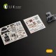 1/32 BF-109 E Interior 3D Decal with 3D printed parts for Trumpeter kit