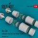 1/48 Sukhoi Su-34 Exhaust Nozzles for Kitty Hawk kits