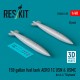 1/48 150 Gallon Fuel Tank Aero 1C USN And USMC (2pcs) for A-4 Skyhawk