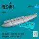 1/72 F-16 300 Gallon Centerline Fuel Tank with Pylon (type 1) (1pc, 3D Printed)