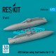 1/72 F-16 600 Gallon Wing Fuel Tanks (2pcs, 3D Printed)