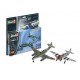 1/72 Messerschmitt Me262 & P-51B Mustang w/Paints, Brush, Glue