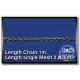 Metal Chain (E) Length Single Mesh 2.8mm