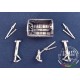 1/48 Canberra Landing Gear (White Metal) for All Classic Airframes Bae Canberra