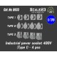 1/35 Industrial Power Socket 400V Type 1 (4pcs)