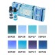 Drop & Paint Range Acrylic Colours Set - Blue Moon 2 (Each: 17ml, 8 Bottles)