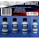 Acrylic Lacquer Paint Set - Modern Russian Aircraft #01 (4x 30ml)