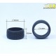 1/24 19/20&quot; Yokohama Advan Neova Tyres (OD 26.5mm, ID 21.5mm, width 12.5mm, 4pcs)