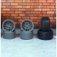 1/24 15&quot; Ronal Kleeblatt 8' Wheels with Low Profile Tyres