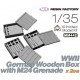 1/35 WWII German Wooden Box with M24 Grenade