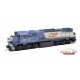 HO Scale 12mm QR 1550 Class Diesel Locomotives - Blue #1565 Alva G Lee w/Sound