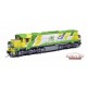 HO Scale 12mm Queensland Rail Bicentennial Livery High Nose #2401 1988-99