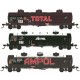 HO Scale Queensland Rail Tank Cars NSW Ver 1980-92: NTAF #4013C #4009C #4602E (3 kits)