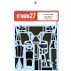 1/20 McLaren MP4/5 Carbon Decal for Fujimi kit