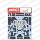 1/20 Leyton House CG901B Carbon Decal for Tamiya kits