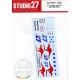 1/12 Honda RC212V #27 Test (2010) Decals for Tamiya kit #14106/14108