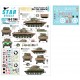 Decals for 1/35 British Shermans on the Beach. 75th D-Day. Swimming Sherman Mk II and V