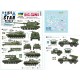 1/35 Ukrainian 2S1, 2S9 Nona, 2S19 Msta-s, TOS-1, BM-21 Grad (War in Ukraine #23 Decal)