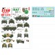 Decals for 1/72 ISAF-Afghanistan #3 Peacekeepers Bulgaria, Hungary, Portugal. BRDM-2