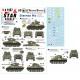 1/72 US Sherman Mix. M4 Composite, M4A3, M4A3E8, 6th Armoured Division #1 Decal