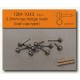 0.8mm Ball Cap Type Hex Flange Rivets (20pcs)