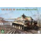 1/35 Vk 45.02(H) Draft Blueprint W 1461