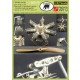 1/32 Fokker EI Oberursel U.0 Engine and Garuda Wooden Propeller for Wingnut Wings kits