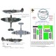 1/24 Spitfire High Altitude 10inch Invasion stripes