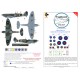 1/24 Spitfire George Beurling KH-B Insignia Masks