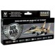 Acrylic Airbrush Paint Set - Israeli Air Force (IAF) Colours Post Since 1967 (8 x 17ml)