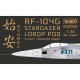 1/32 RF-104G Stargazer LOROP POD (Flight Training Mode) with Pitot Tube for Italeri kits