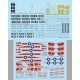 1/72 Grumman F-14A Tomcat Part.2 VF-1 "Wolfpack" 1970 Era Decals for Academy kits