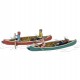 HO Scale Canoers (2 couples, 2 canoes)