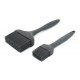 Plaster Brush Set (2pcs, 1/2" and 3" wide)