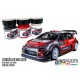 Citroen C3 WRC 2018 Red, White, Metallic Grey Paint Set 3x30ml