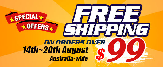 Week-Long Free shipping on orders over $99 within Australia